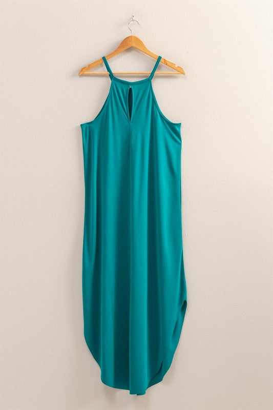 Teal Midi Dress