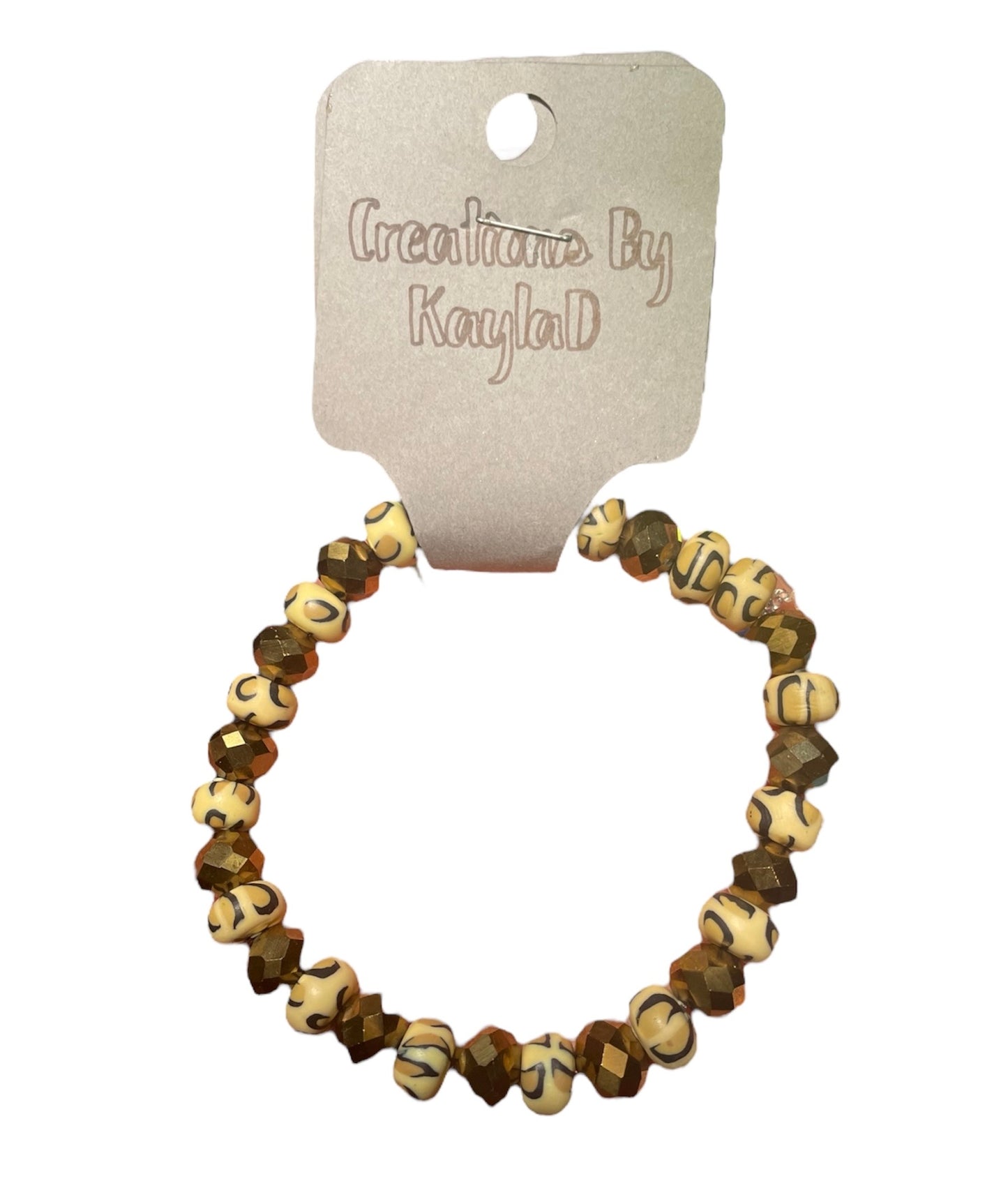 #350 Leopard Sparkle Bracelet