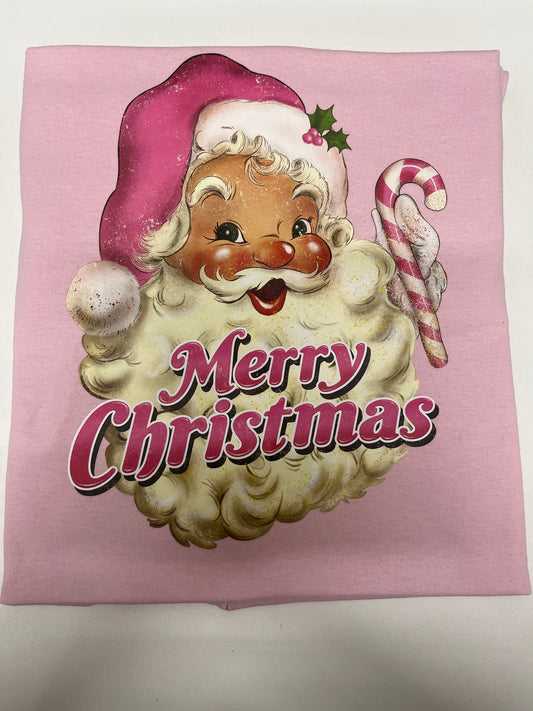 Santa Merry Christmas Custom Tee