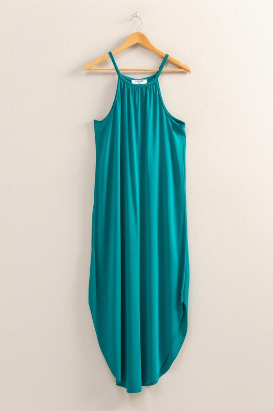 Teal Midi Dress