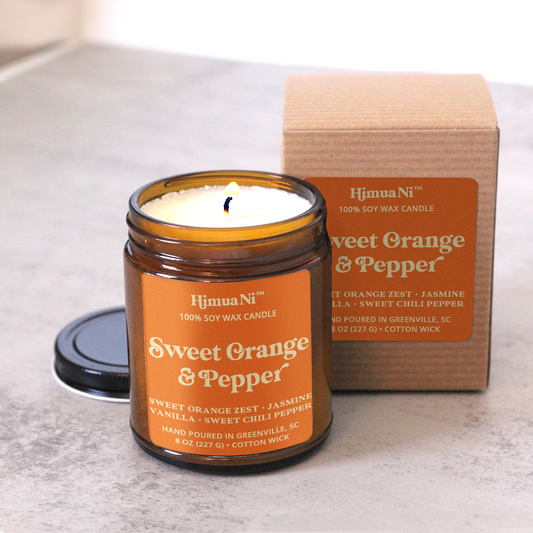 Sweet Orange & Pepper Soy Candle