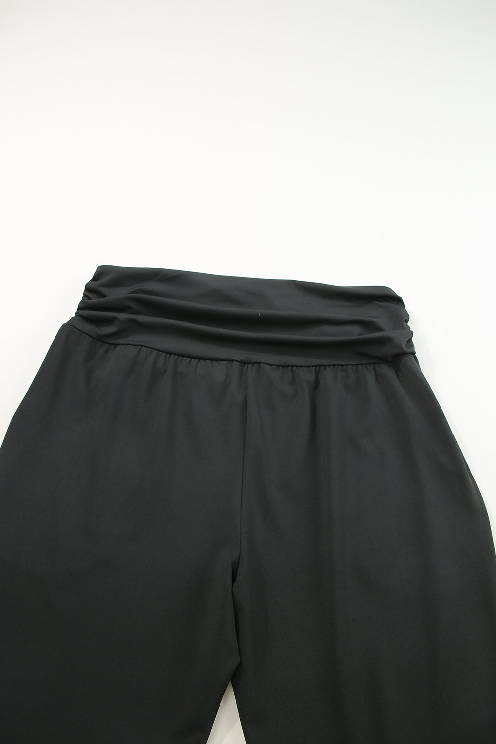 Black Plus Size High Waist Pocketed Skinny Pants