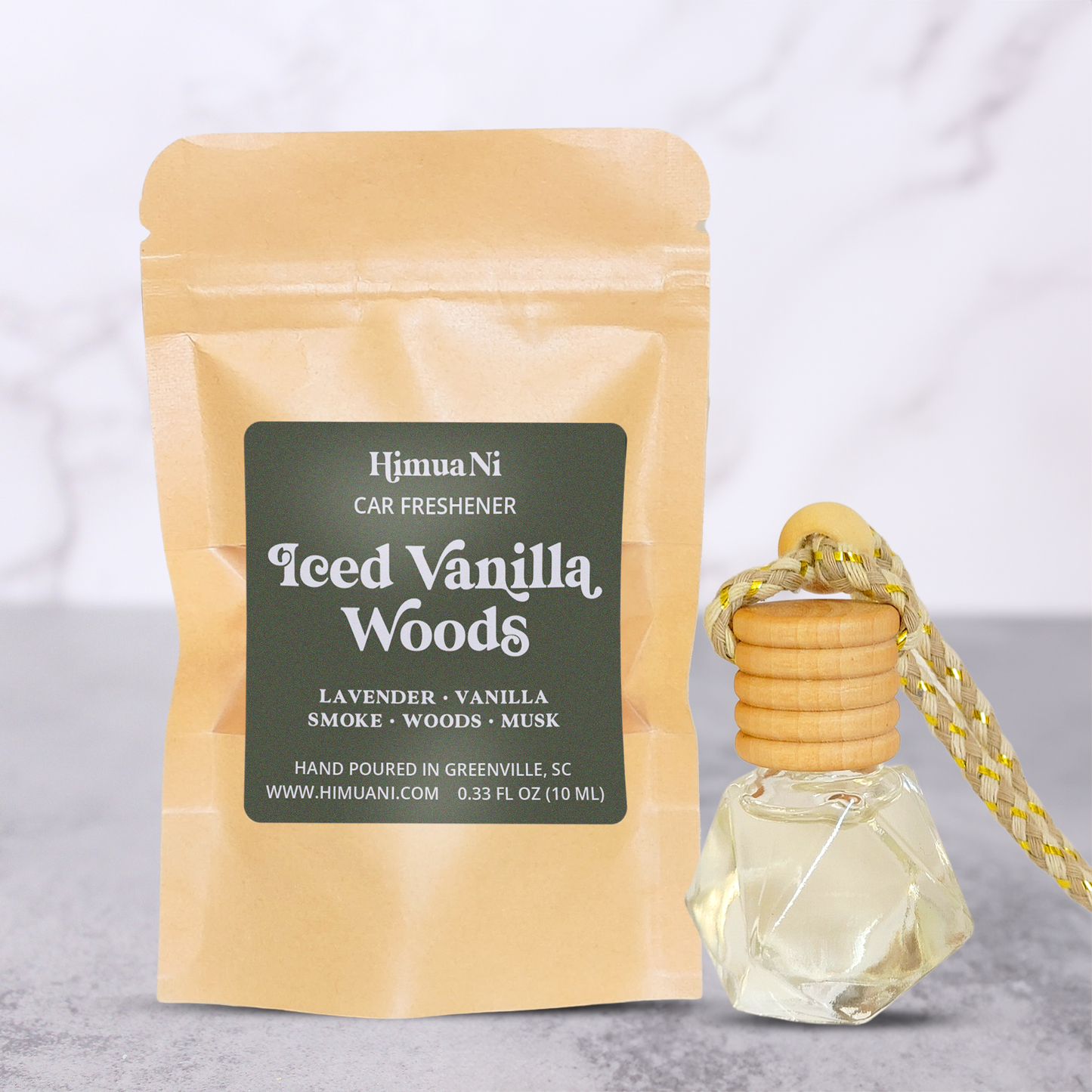 Iced Vanilla Woods Car Freshener